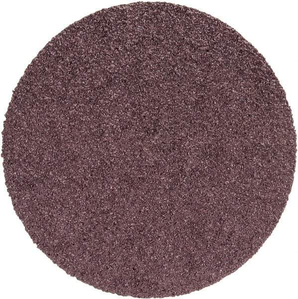 3M - 3" Diam, 40 Grit Aluminum Oxide Adhesive PSA Disc - Coarse Grade, X Weighted Cloth Backing, For Bench Top Motors, Disc Sanders, Random Orbital Sanders - Eagle Tool & Supply