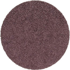 3M - 3" Diam, 40 Grit Aluminum Oxide Adhesive PSA Disc - Coarse Grade, X Weighted Cloth Backing, For Bench Top Motors, Disc Sanders, Random Orbital Sanders - Eagle Tool & Supply