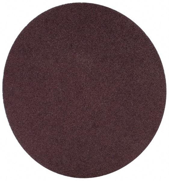 3M - 4" Diam, 100 Grit Aluminum Oxide Adhesive PSA Disc - Fine Grade, Maroon, Cloth Backing, Flexible, Use with Random Orbital Sanders - Eagle Tool & Supply