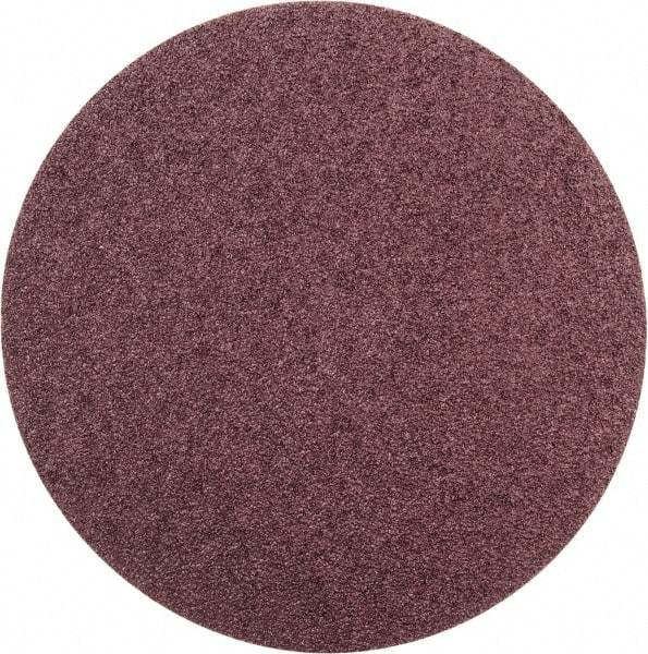 3M - 8" Diam, 36 Grit Aluminum Oxide Adhesive PSA Disc - Very Coarse Grade, X Weighted Cloth Backing, For Bench Top Motors, Random Orbital Sanders - Eagle Tool & Supply