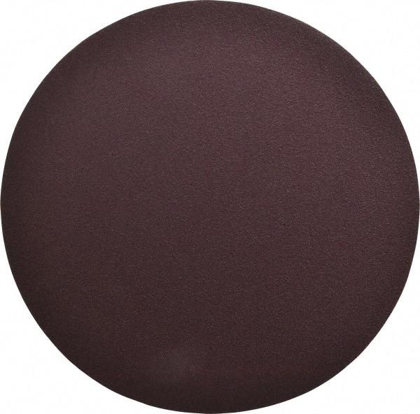 3M - 8" Diam, 80 Grit Aluminum Oxide Adhesive PSA Disc - Medium Grade, X Weighted Cloth Backing, For Bench Top Motors, Random Orbital Sanders - Eagle Tool & Supply