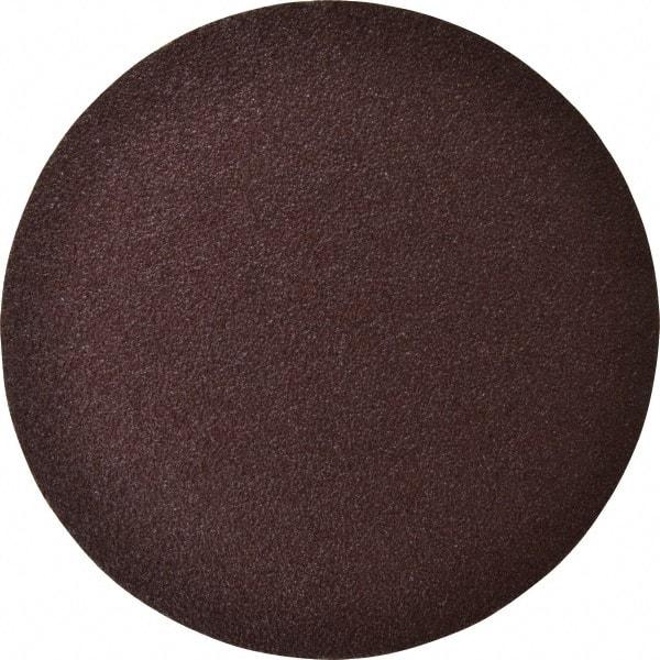 3M - 9" Diam, 36 Grit Aluminum Oxide Adhesive PSA Disc - Very Coarse Grade, Maroon, X Weighted Backing, Flexible, Use with Random Orbital Sanders - Eagle Tool & Supply