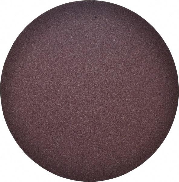 3M - 16" Diam, 36 Grit Aluminum Oxide Adhesive PSA Disc - Very Coarse Grade, X Weighted Cloth Backing, For Bench Top Motors, Random Orbital Sanders - Eagle Tool & Supply