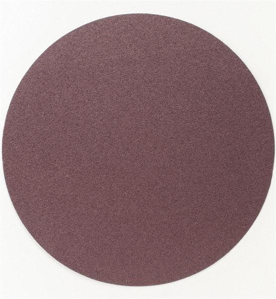 3M - 20" Diam, 40 Grit Aluminum Oxide Adhesive PSA Disc - Coarse Grade, X Weighted Cloth Backing, For Bench Top Motors, Random Orbital Sanders - Eagle Tool & Supply
