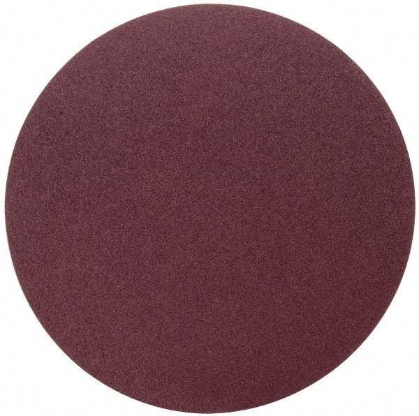 3M - 20" Diam, 60 Grit Aluminum Oxide Adhesive PSA Disc - Medium Grade, X Weighted Cloth Backing, For Bench Top Motors, Random Orbital Sanders - Eagle Tool & Supply