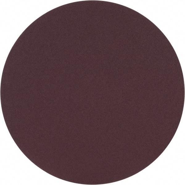 3M - 24" Diam, 60 Grit Aluminum Oxide Adhesive PSA Disc - Medium Grade, X Weighted Cloth Backing, For Bench Top Motors, Random Orbital Sanders - Eagle Tool & Supply