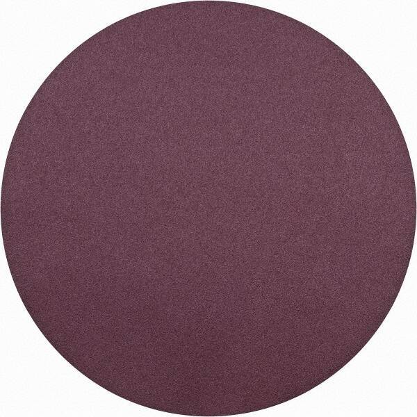3M - 30" Diam, 60 Grit Aluminum Oxide Adhesive PSA Disc - Medium Grade, Maroon, X Weighted Backing, Flexible, Use with Random Orbital Sanders - Eagle Tool & Supply