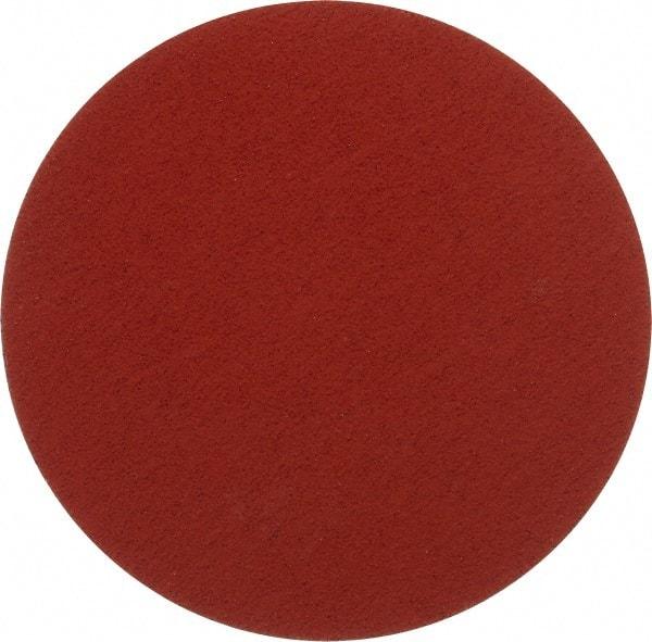 3M - 12" Diam, 36 Grit Ceramic Adhesive PSA Disc - Very Coarse Grade, Orange, YF Weighted Backing, Flexible, Use with Bench Top Motors - Eagle Tool & Supply