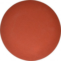 3M - 12" Diam, 50 Grit Ceramic Adhesive PSA Disc - Coarse Grade, Orange, YF Weighted Backing, Flexible, Use with Bench Top Motors - Eagle Tool & Supply