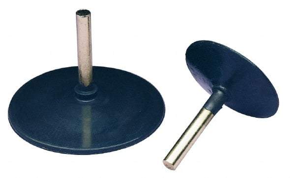 3M - 1/2" Diam Adhesive/PSA Disc Backing Pad - 1/4" Shank Diam, Medium Density, 20,000 RPM - Eagle Tool & Supply