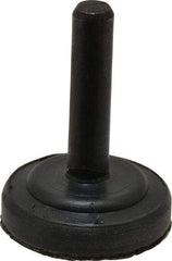 3M - 1" Diam Adhesive/PSA Disc Backing Pad - 1/4" Shank Diam, Medium Density, 20,000 RPM - Eagle Tool & Supply