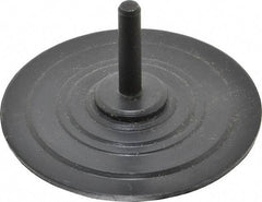 3M - 3" Diam Adhesive/PSA Disc Backing Pad - 1/4" Shank Diam, Medium Density, 10,000 RPM - Eagle Tool & Supply