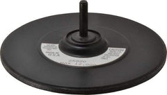 3M - 5" Diam Adhesive/PSA Disc Backing Pad - 1/4" Shank Diam, Medium Density, 6,000 RPM - Eagle Tool & Supply