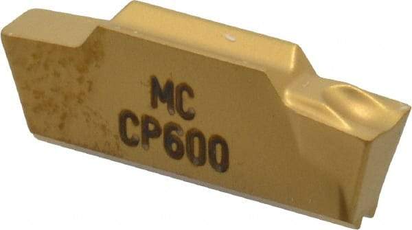 Seco - LCMR, 0.118" Cutting Width, MC, CP600 Grade, Single End Multi-Directional Turning Insert - TiAlN, TiN Coated - Eagle Tool & Supply