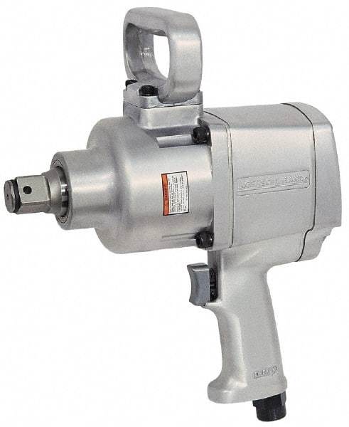 Ingersoll-Rand - 1" Drive, 5,000 RPM, 1,475 Ft/Lb Torque Impact Wrench - Pistol Grip Handle, 830 IPM, 34 CFM, 1/2" NPTF Inlet - Eagle Tool & Supply