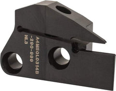 Kennametal - 3mm Groove Width, 14mm Max Depth of Cut, Left Hand Cut, A4M-B Indexable Grooving Blade - 3 Seat Size, Series A4 - Eagle Tool & Supply