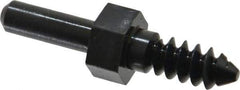 Value Collection - 3/16" Hole, Wheel Mandrel - 1-3/4" OAL, 1" Max Wheel Width, 1/4" Shank Diam - Eagle Tool & Supply