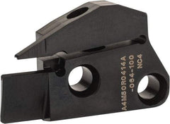 Kennametal - 4mm Groove Width, 14mm Max Depth of Cut, Right Hand Cut, A4M-A Indexable Grooving Blade - 4 Seat Size, Series A4 - Eagle Tool & Supply
