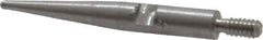 SPI - 0.031" Ball Diam, Steel, Ball Test Indicator Contact Point - 11/16" Contact Point Length, Use with Interapid Test Indicators - Eagle Tool & Supply