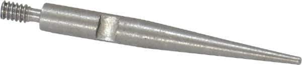 SPI - 0.031" Ball Diam, Steel, Ball Test Indicator Contact Point - 13/16" Contact Point Length, Use with Interapid Test Indicators - Eagle Tool & Supply