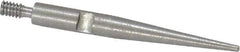 SPI - 0.031" Ball Diam, Steel, Ball Test Indicator Contact Point - 13/16" Contact Point Length, Use with Interapid Test Indicators - Eagle Tool & Supply