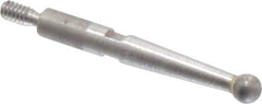 SPI - M1.7x0.35, 0.0930" Ball Diam, Carbide Ball Contact Point - 11/16" Contact Point Length, Use with Interapid Test Indicators - Eagle Tool & Supply