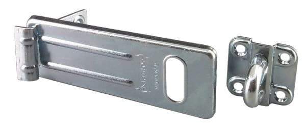 Master Lock - 4-1/2 Inch Long, Hasp - Steel - Eagle Tool & Supply