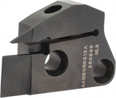 Kennametal - 2mm Groove Width, 12mm Max Depth of Cut, Right Hand Cut, A4M-A Indexable Grooving Blade - 2 Seat Size, Series A4 - Eagle Tool & Supply