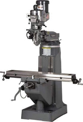 Bridgeport - 42" X-Axis Travel, 9" Z-Axis Travel, DRO System - Calculator Function - Eagle Tool & Supply