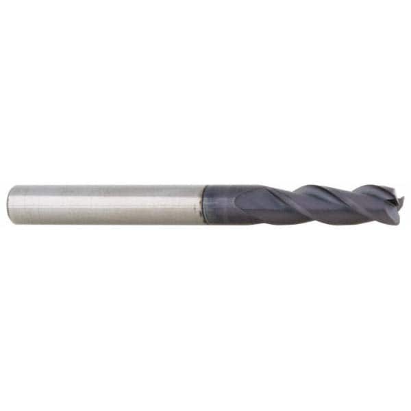 Accupro - 3/4" Diam 3 Flute Solid Carbide 0.03" Corner Radius End Mill - Eagle Tool & Supply