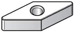 Kennametal - VNGA333 T0820 Grade KY1615 Ceramic Turning Insert - Uncoated, 35° Diamond, 3/8" Inscr Circle, 3/16" Thick, 3/64" Corner Radius - Eagle Tool & Supply