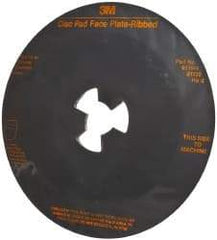 3M - 9" Max Diam, Abrasive Disc Face Plate - 6,500 RPM - Eagle Tool & Supply