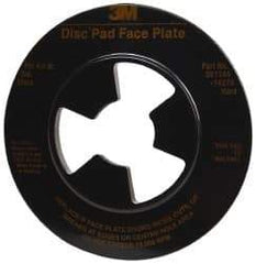 3M - 4-1/2" Max Diam, Abrasive Disc Face Plate - 5/8-11, 12,000 RPM - Eagle Tool & Supply