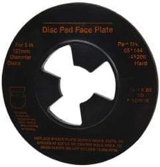 3M - 5" Max Diam, Abrasive Disc Face Plate - 5/8-11, 9,500 RPM - Eagle Tool & Supply