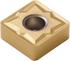 Seco - SNMG432 MR3 Grade CP200 Carbide Turning Insert - TiAlN/TiN Finish, 90° Square, 1/2" Inscr Circle, 3/16" Thick, 1/32" Corner Radius - Eagle Tool & Supply