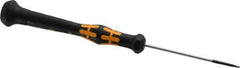 Wera - Electronic/Electrostatic Slotted Screwdriver - Round Shank, Ergonomic Handle - Eagle Tool & Supply