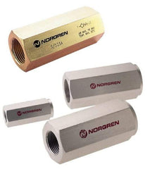 Norgren - 1-1/2" NPT High Flow Air Fuse - 0 to 232 psi, Shutoff Valve & Aluminum Material - Eagle Tool & Supply