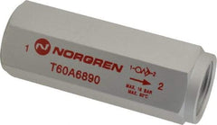 Norgren - 3/4" NPT Low Flow Air Fuse - 0 to 232 psi, Shutoff Valve & Aluminum Material - Eagle Tool & Supply