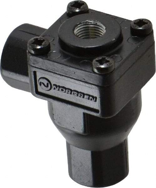 Norgren - 1/8" NPT Quick Exhaust Valve - 7 to 145 psi, Zinc Material - Eagle Tool & Supply