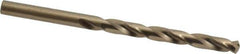 Triumph Twist Drill - 1/4" 135° Cobalt Jobber Drill - Oxide/Gold Finish, Right Hand Cut, Spiral Flute, Straight Shank, 4" OAL, Split Point - Eagle Tool & Supply