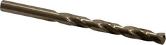 Triumph Twist Drill - 5/16" 135° Cobalt Jobber Drill - Oxide/Gold Finish, Right Hand Cut, Spiral Flute, Straight Shank, 4-1/2" OAL, Split Point - Eagle Tool & Supply