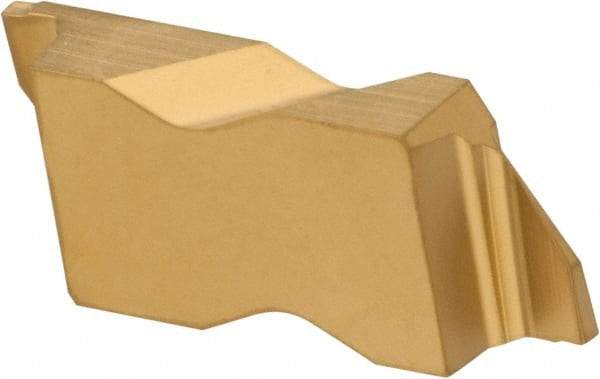 Kennametal - 3047NG K Grade KC850, 1.19mm Cutting Width Carbide Grooving Insert - 1.91mm Max Depth of Cut, Left Hand, 0.19mm Corner Radius, TiC/TiCN/TiN Finish - Eagle Tool & Supply