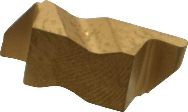 Kennametal - 3031NRD Grade KC850, 1.58mm Cutting Width Carbide Grooving Insert - 3.18mm Max Depth of Cut, Right Hand, 0.79mm Corner Radius, TiC/TiCN/TiN Finish - Eagle Tool & Supply