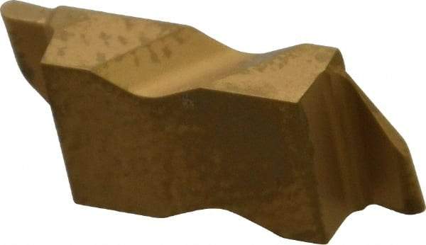 Kennametal - 3031NRP Grade KC850, 1.58mm Cutting Width Carbide Grooving Insert - 2.39mm Max Depth of Cut, Left Hand, 0.79mm Corner Radius, TiC/TiCN/TiN Finish - Eagle Tool & Supply