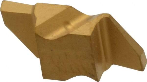 Kennametal - 2062NGP Grade KC850, 1.58mm Cutting Width Carbide Grooving Insert - 2.79mm Max Depth of Cut, Left Hand, 0.19mm Corner Radius, TiC/TiCN/TiN Finish - Eagle Tool & Supply