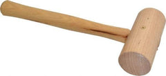 Garland - 1-1/4 Lb Head Wooden Mallet - 13-1/2" Long Wood Handle - Eagle Tool & Supply