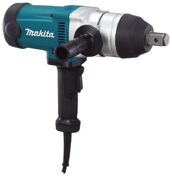 Makita - 1" Drive, 738 Ft/Lb Torque, Pistol Grip Handle, 1,400 RPM, Impact Wrench - 12 Amps, 120 Volts - Eagle Tool & Supply