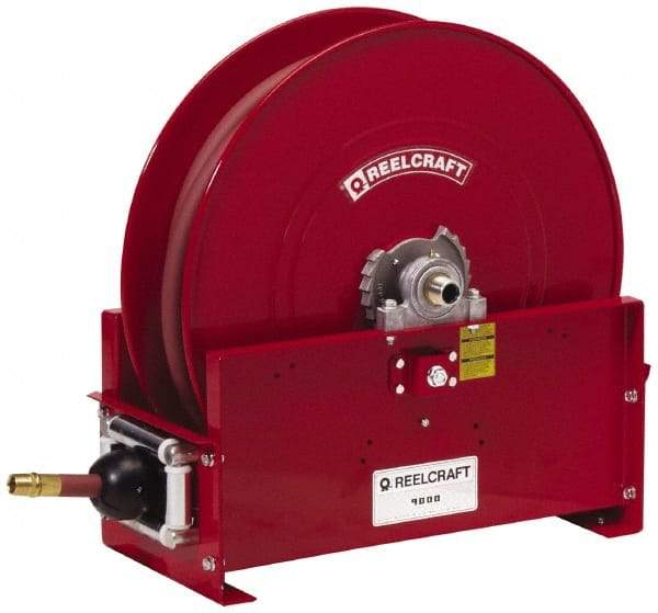 Reelcraft - 75' Spring Retractable Hose Reel - 4,800 psi, Hose Included - Eagle Tool & Supply