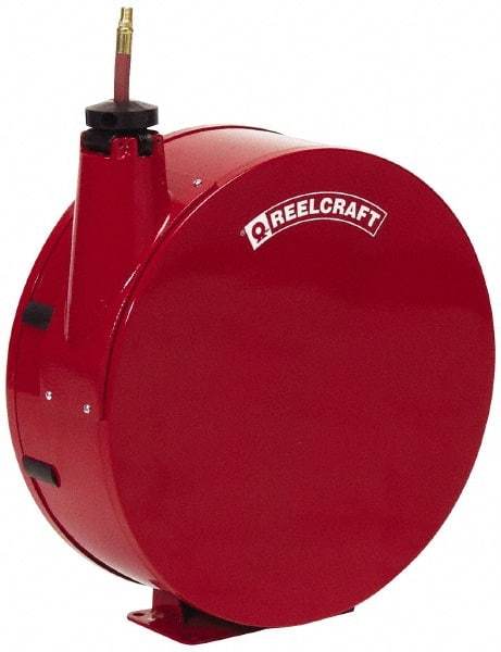 Reelcraft - 50' Spring Retractable Hose Reel - 300 psi, Hose Included - Eagle Tool & Supply