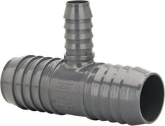 Value Collection - 1-1/2 x 1-1/2 x 3/4" Barb, Multiple Barbed Tube Reducing Tee - PVC, Male - Eagle Tool & Supply